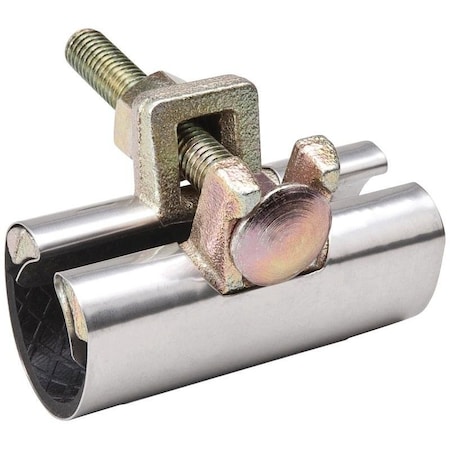 Mueller 1Bolt Pipe Repair Clamp, 430 Stainless Steel